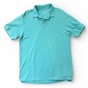 American Eagle Outfitters Teal Polo Shirt